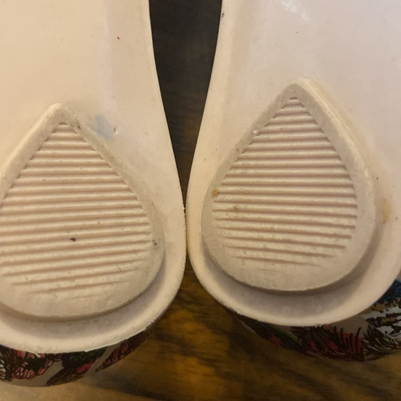 FLATS MELISSA Mel Ultragirl 3DB Llama Cactus White/Green Girls size 11 - Picture 12 of 12